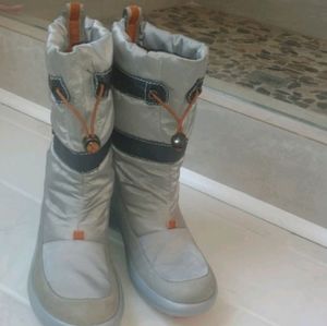 COLE HAAN SILVER BOOTS